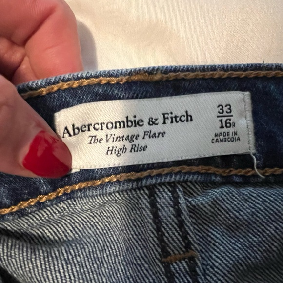 Abercrombie, vintage flare jeans, size 16 - Picture 2 of 3